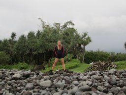 Visite de la petite cousine !